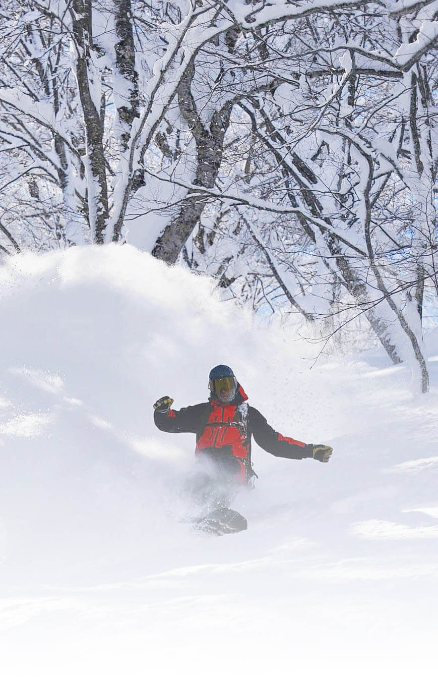 Snow CAT Japan - snowboarder